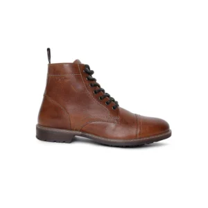 Genuine Leather Ankle Length Boots for Men